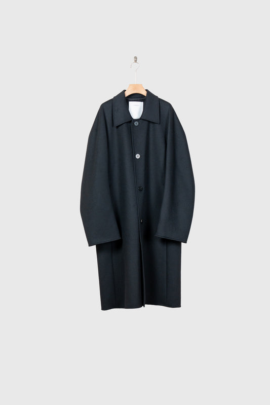 SOUTIEN COLLAR OVERCOAT IN DOUBLE FACE BEAVER