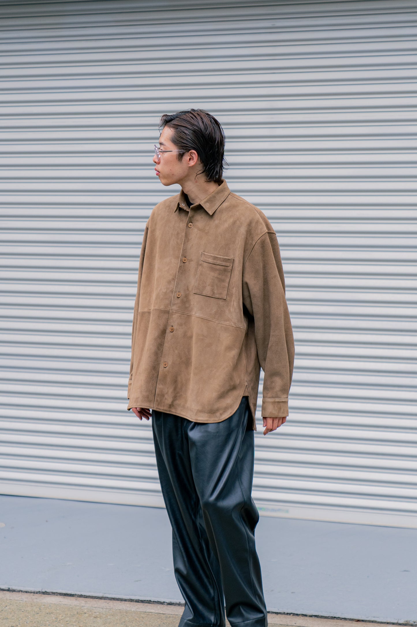 Goat Suede Wide Shirt