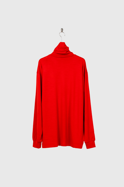 MERINO WOOL HIGH NECK L/S T-SHIRT