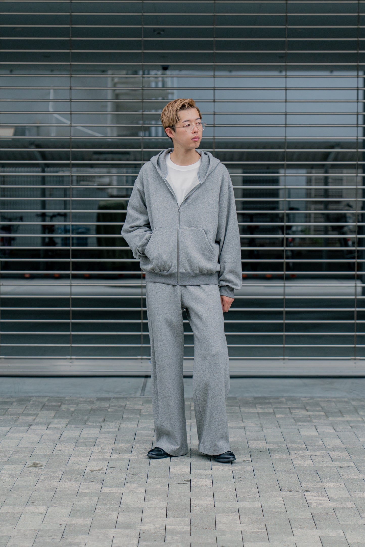 YAK/COTTON SWEAT ZIP HOODY(ST.1287)