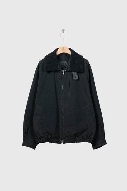 DETATCHABLE COLLAR RESIN-FINISH COTTON JACKET(ST.1576)
