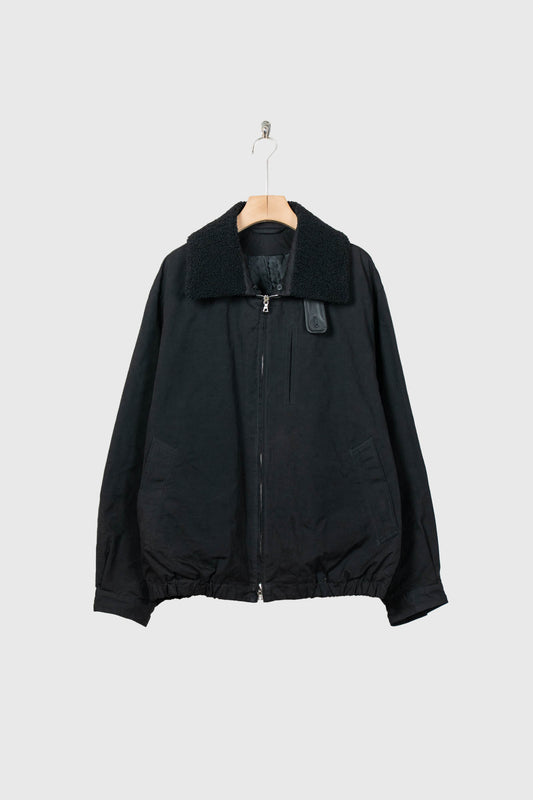 DETATCHABLE COLLAR RESIN-FINISH COTTON JACKET(ST.1576)