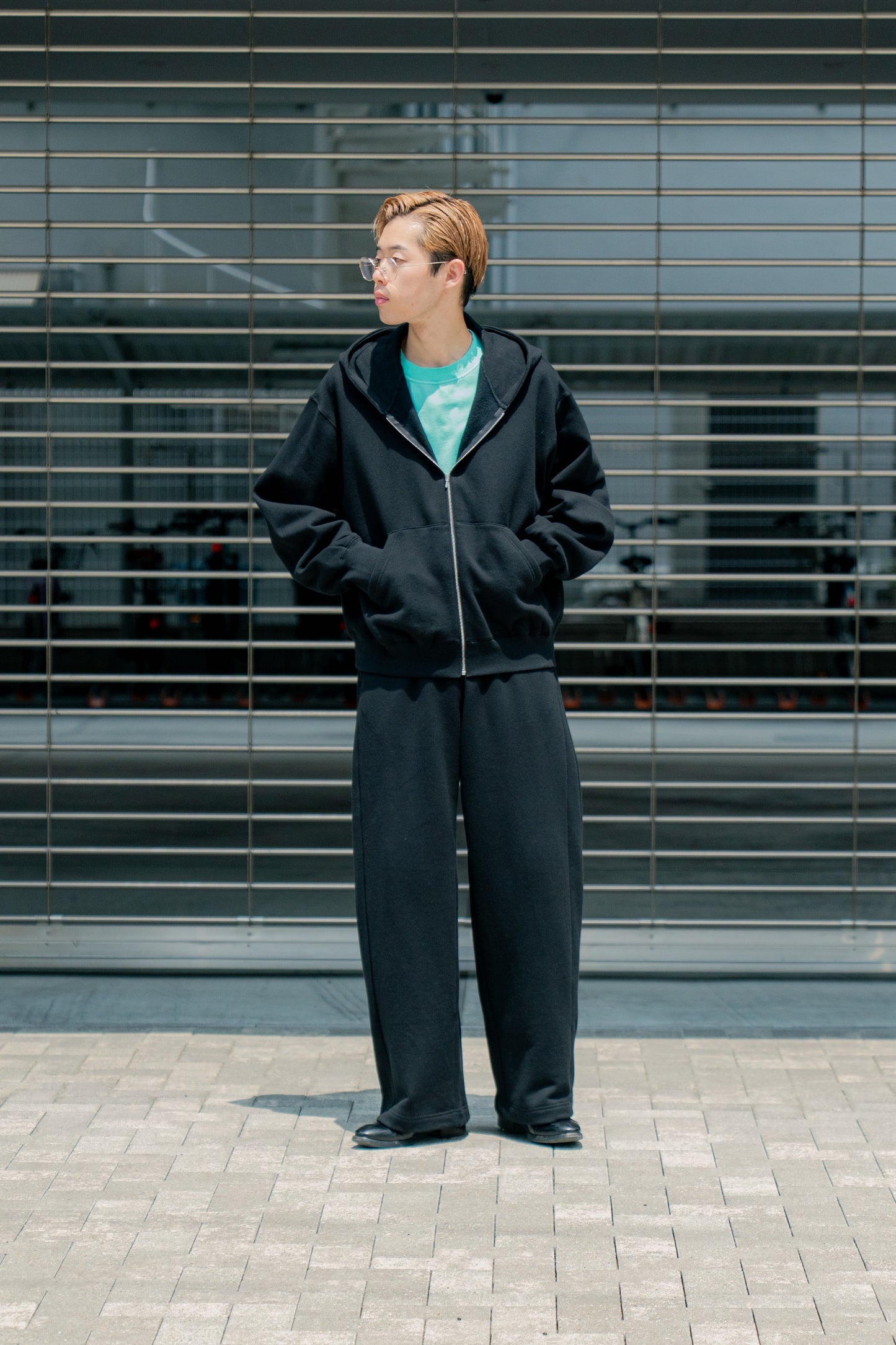 YAK/COTTON SWEAT EASY TROUSERS(ST.1288)