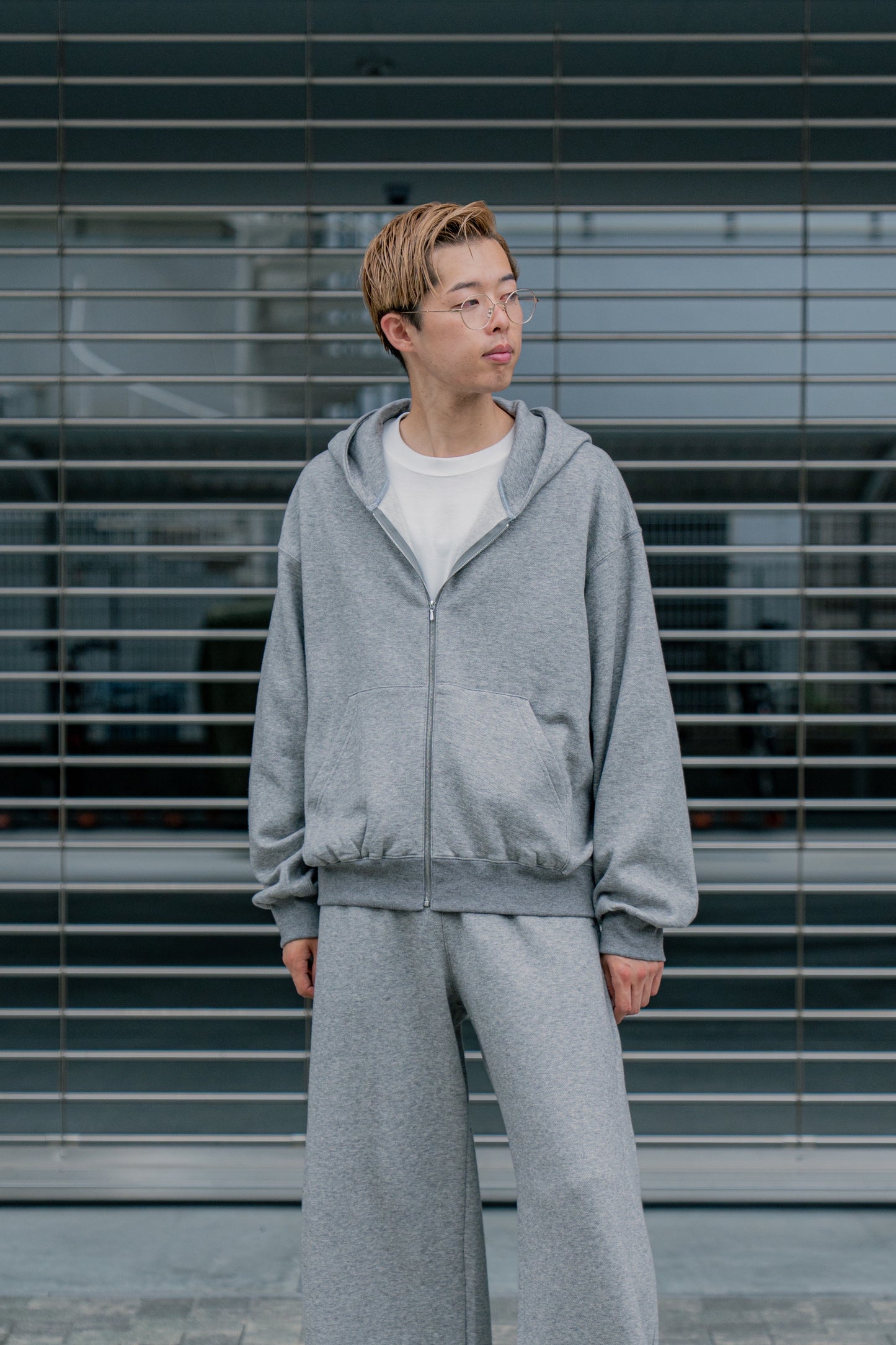 YAK/COTTON SWEAT ZIP HOODY(ST.1287)