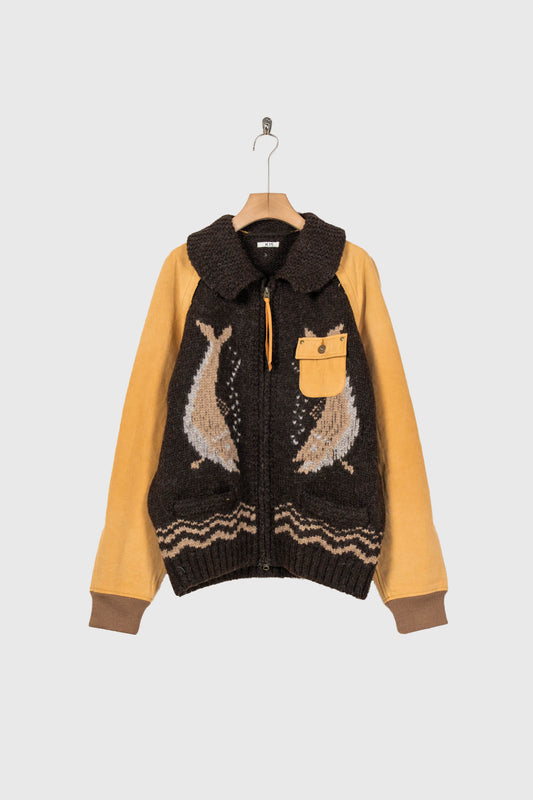 Combination cowichan sweater