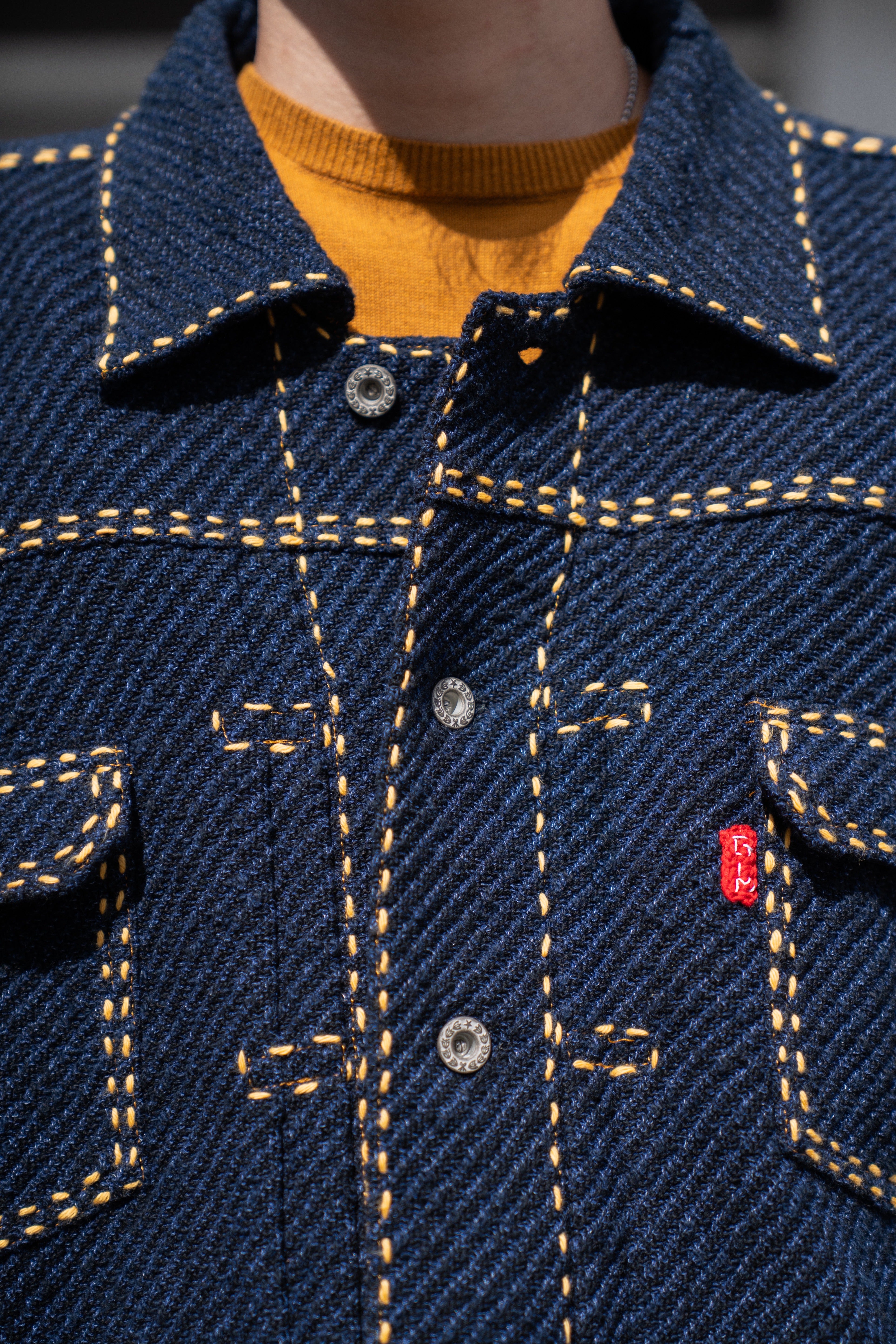 gim context（ジムコンテキスト） - Hand Stitched Rigid Denim Knit