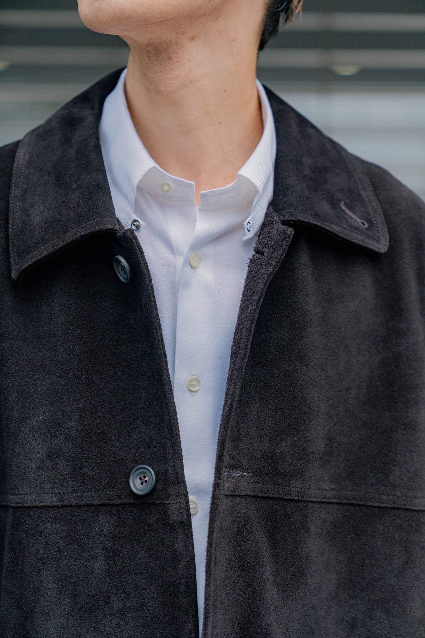 COW SUEDE CAR JACKET(ST.1218)