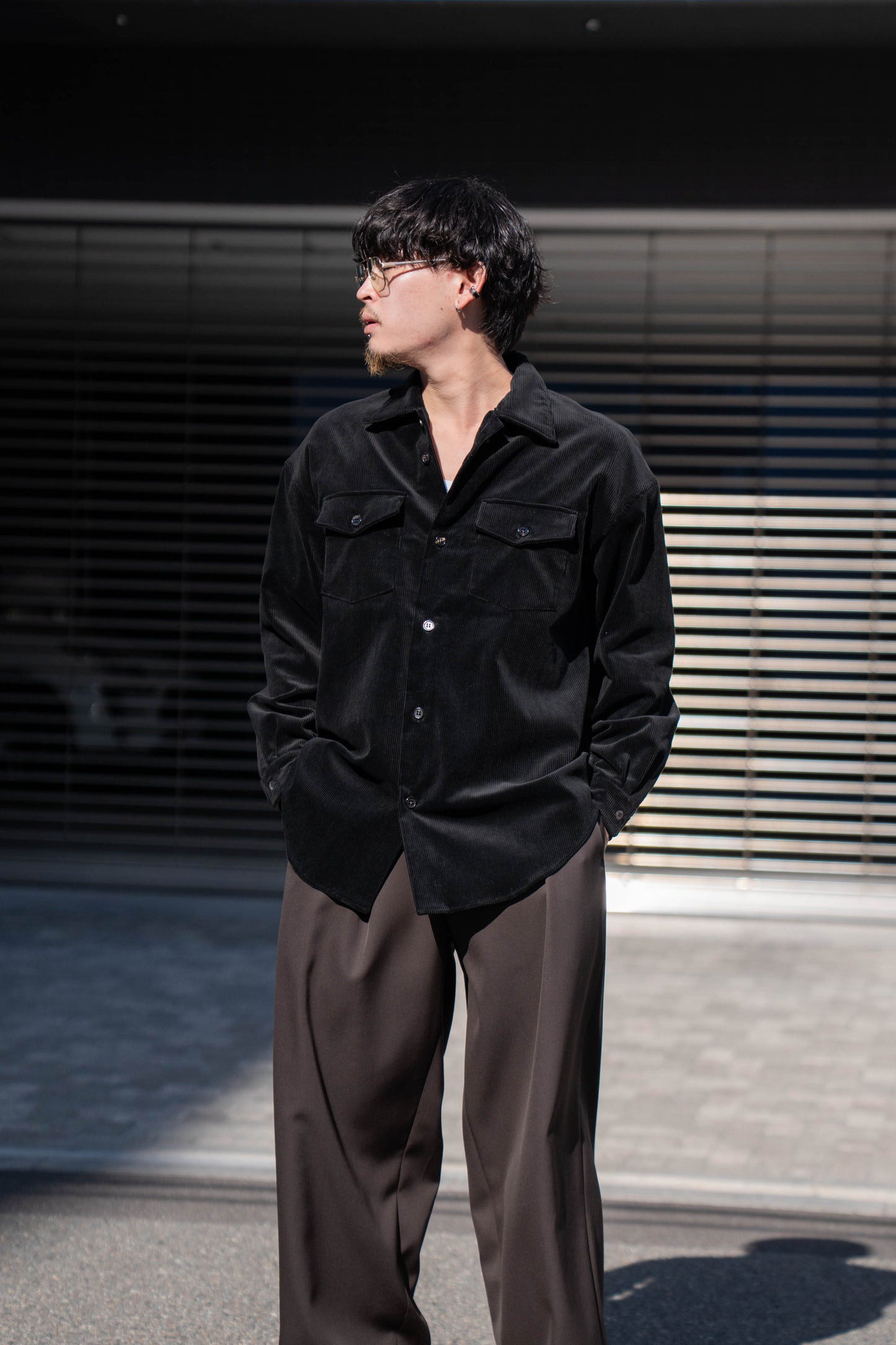 Corduroy Double Pocket Shirt