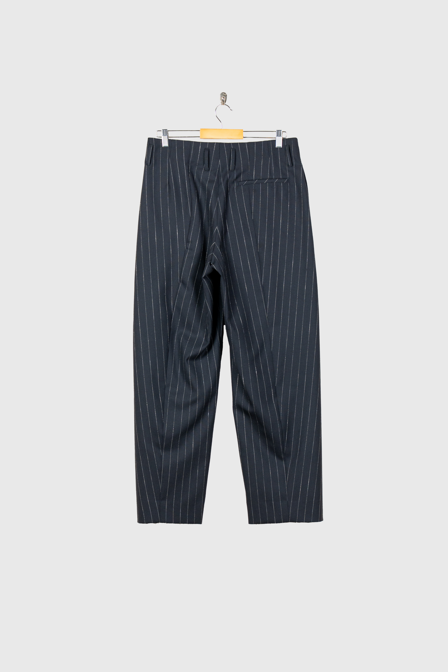 5 TUCK TROUSER IN WOOL PINSTRIPE