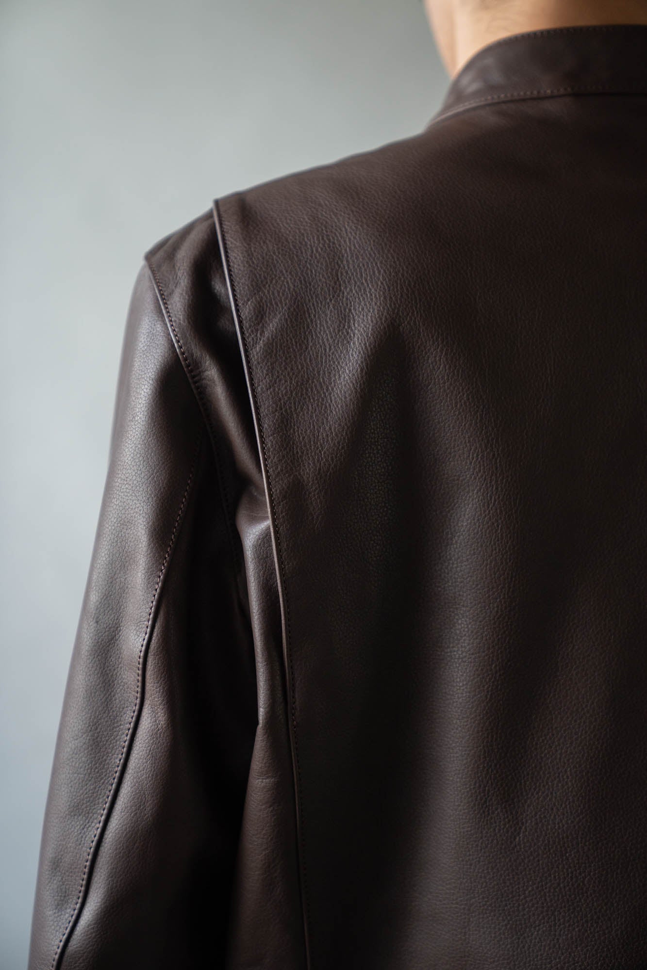 Leather Double Zip-up Blouson