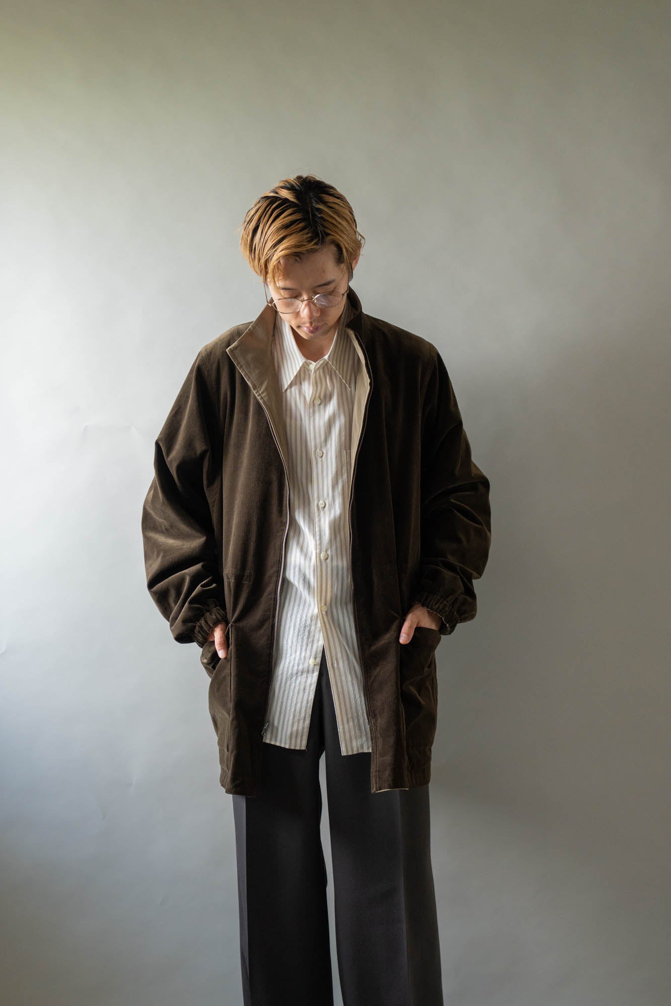 REVERSIBLE STAND-COLLAR BLOUSON