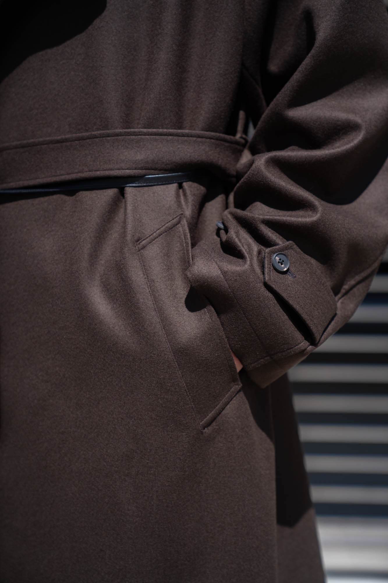 DOUBLE LAPELED DOUBLE BREASTED COAT(ST.1209)