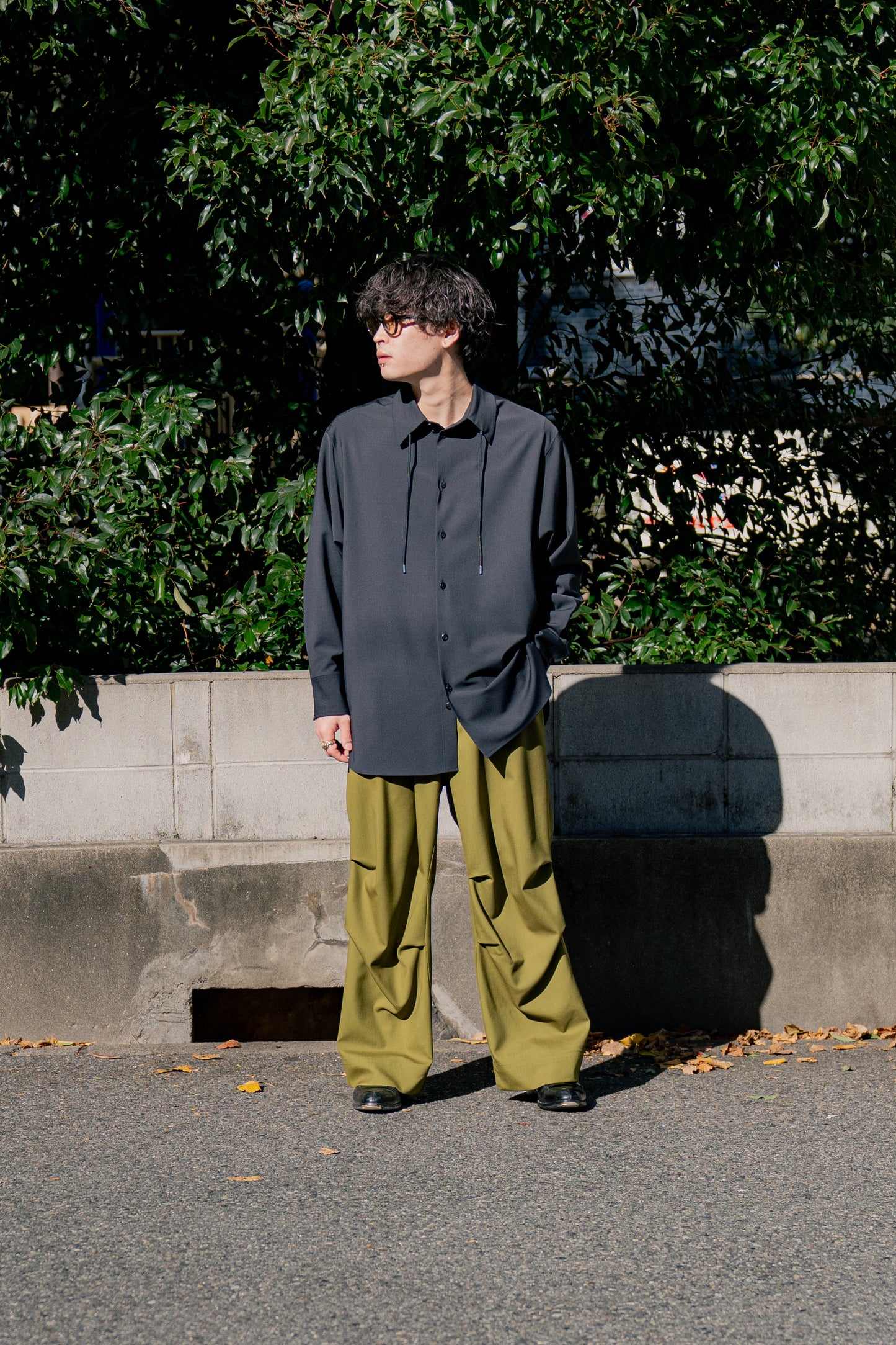 CARGO PANT IN WOOL TROPICAL