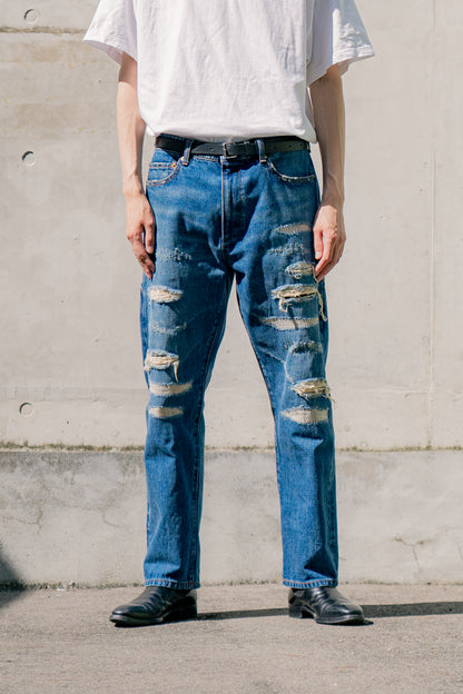 Damage Action Denim Pants