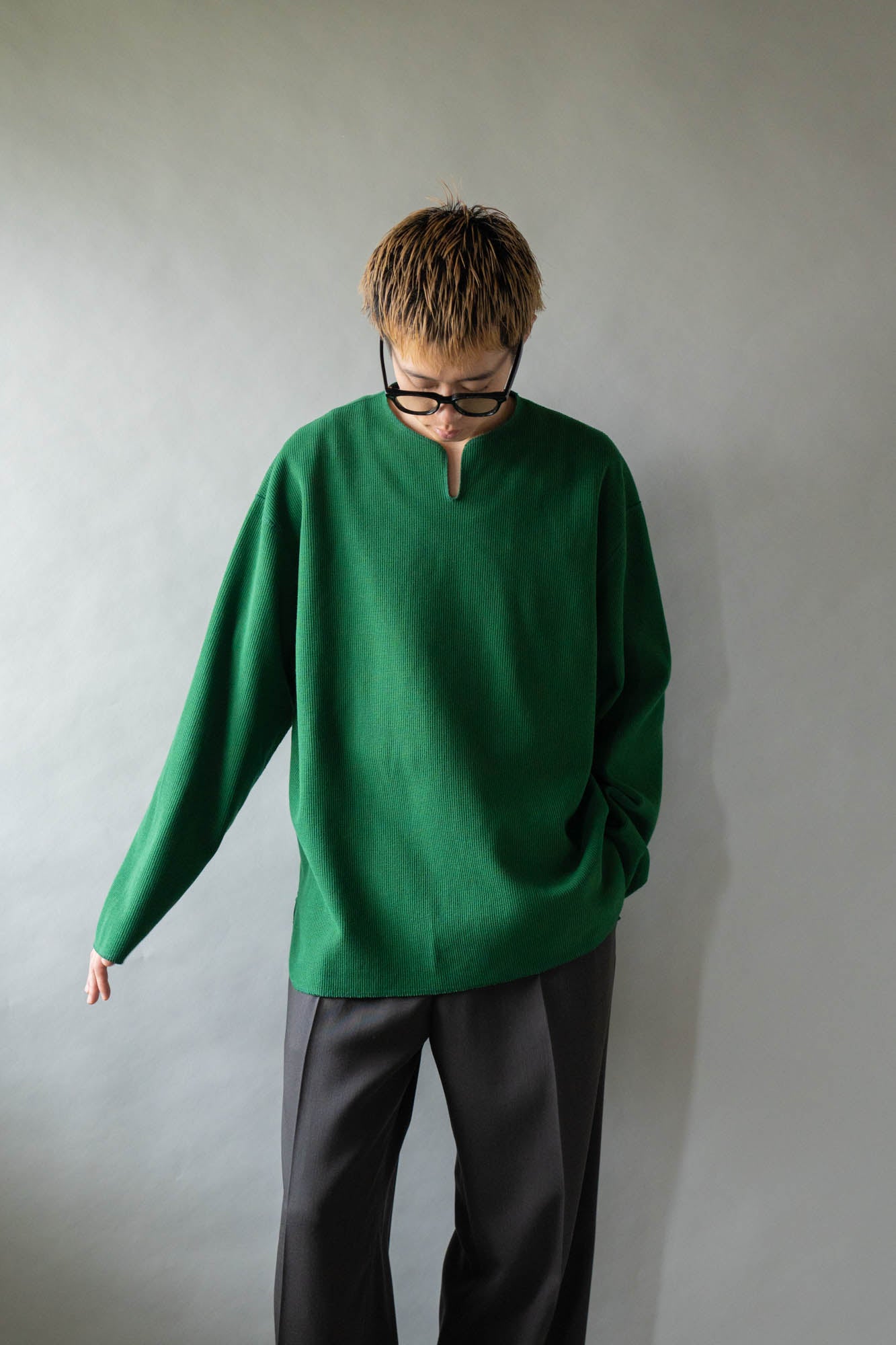 Rough&Smooth Thermal Over-neck L/S