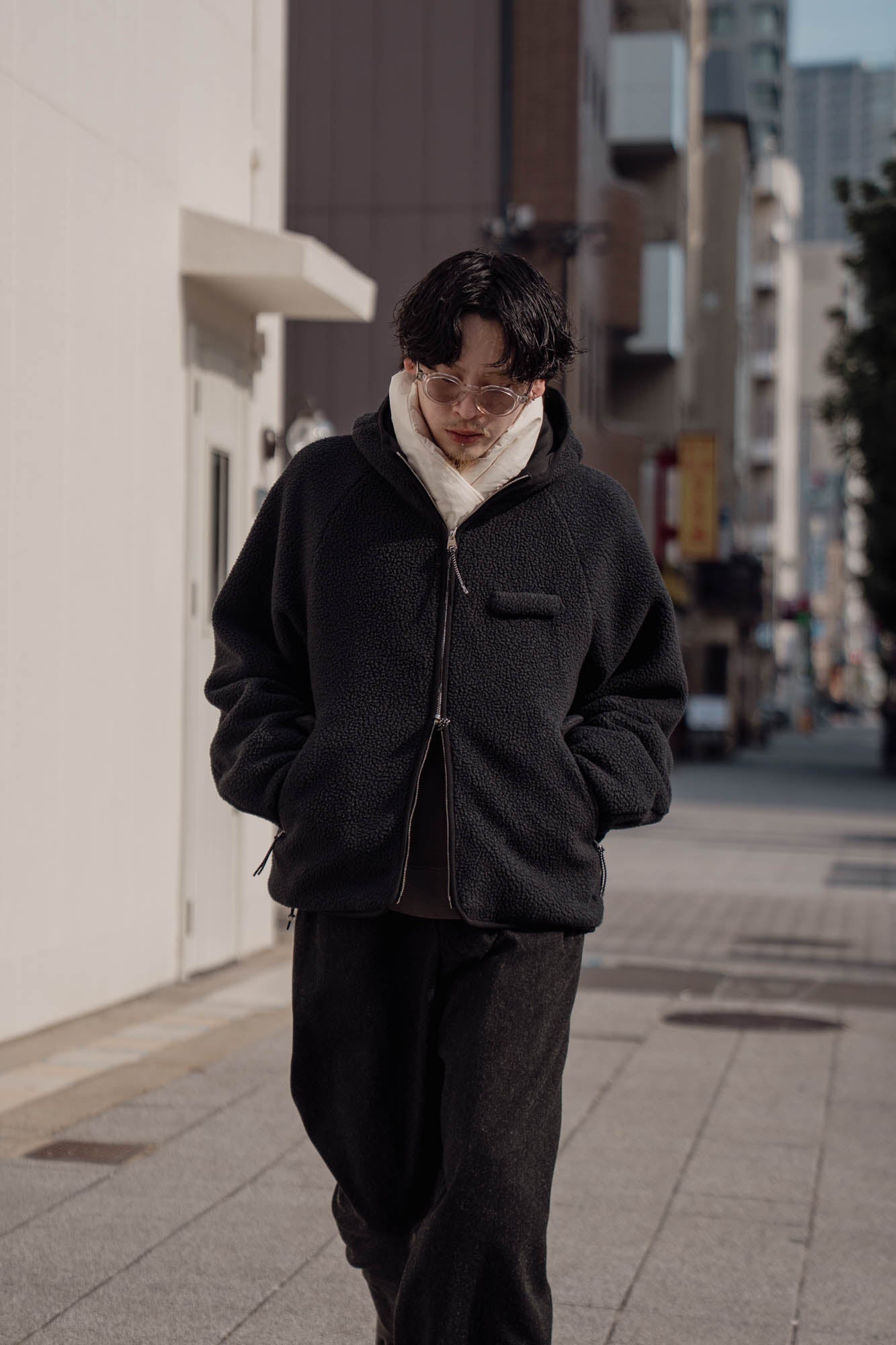 REVERSIBLE DOWN MUFFLER