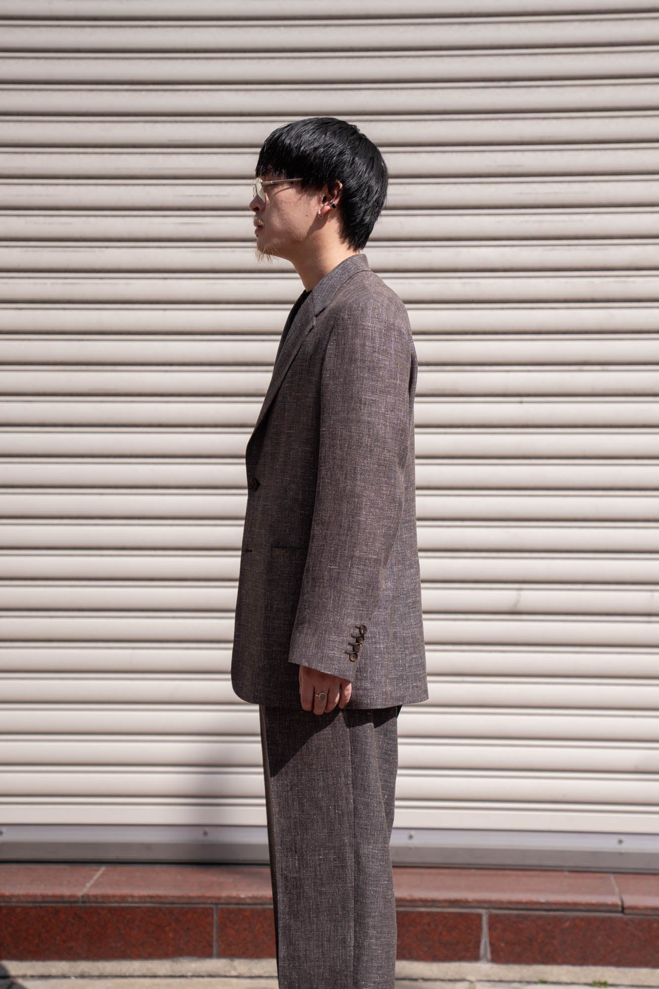 WOOL LINEN 2B JACKET