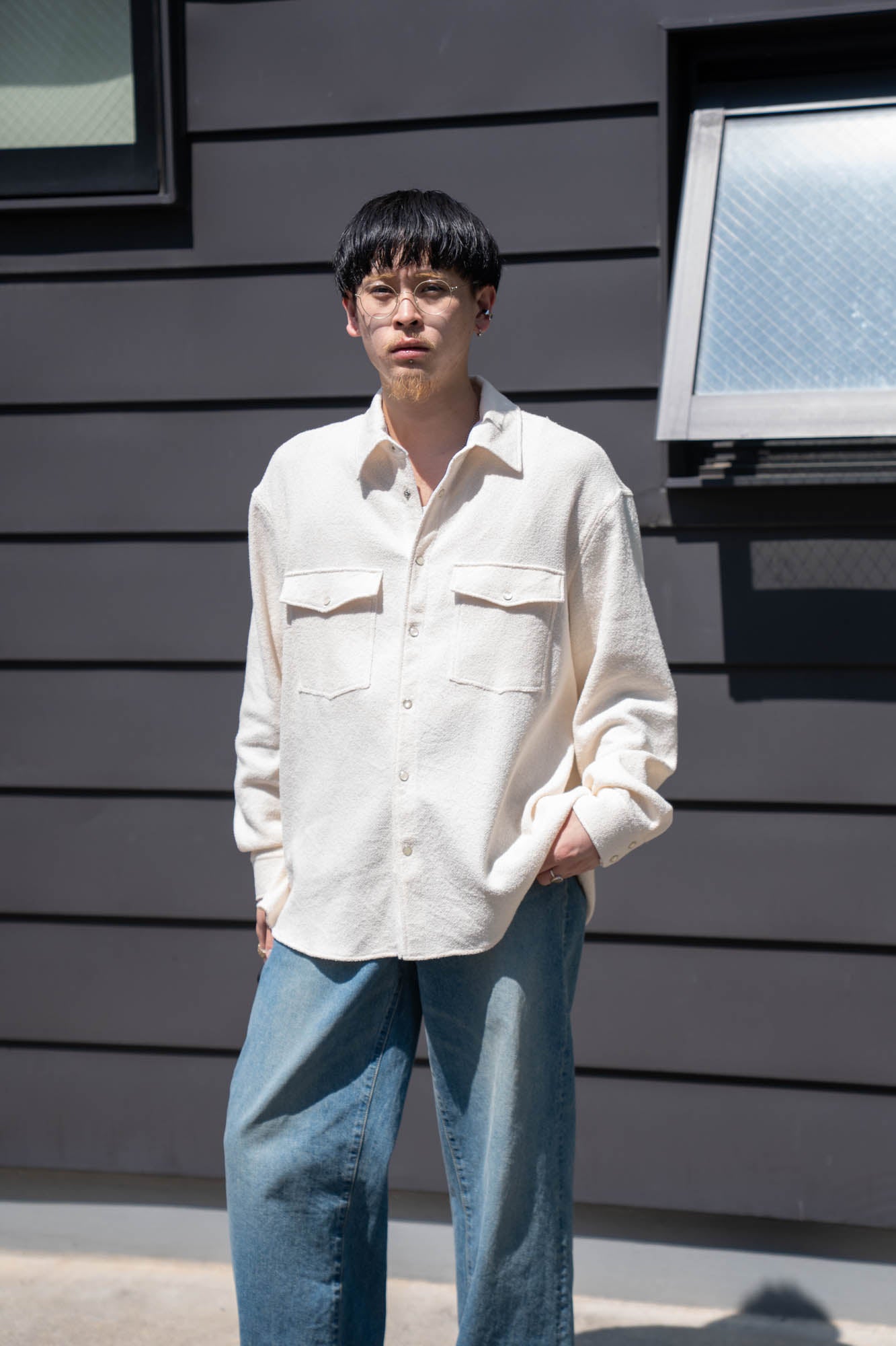 TOWEL WRAP WORK SHIRT