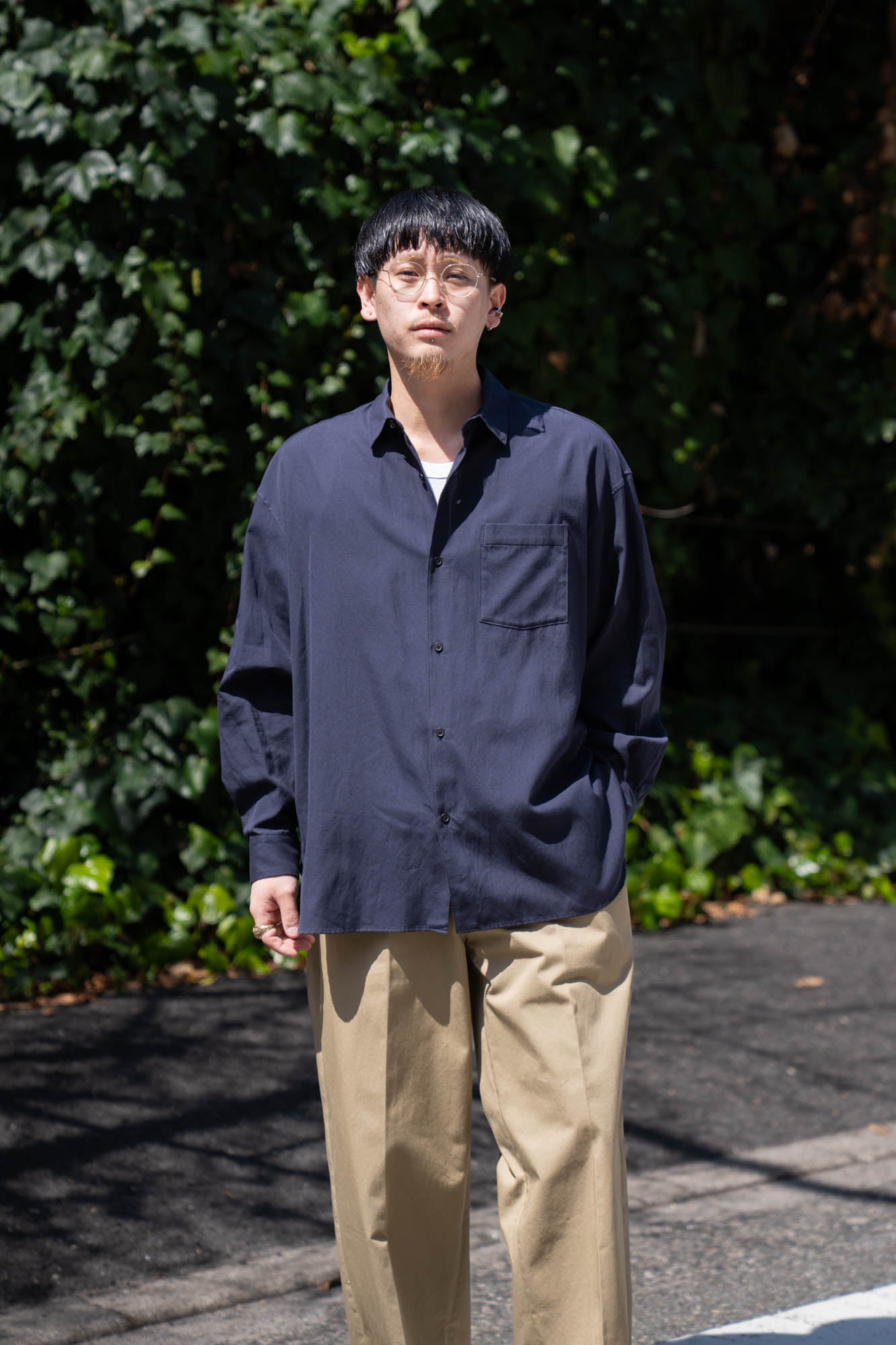 Soft Oxford Wide Shirts