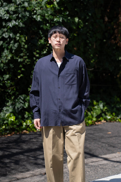 Soft Oxford Wide Shirts
