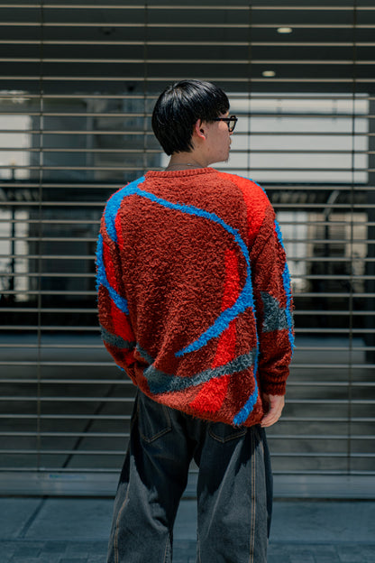 Jacquard-design knit