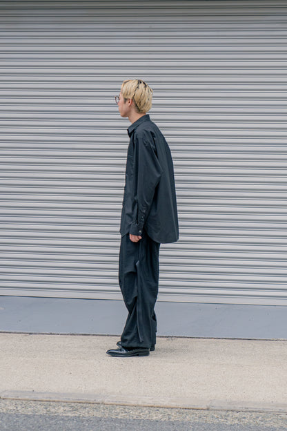 Wo/Ny poplin parachute pants