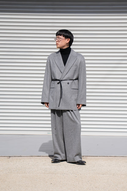 W/CA BEAVER BACK SLASH PEAK LAPEL JACKET(ST.1243)