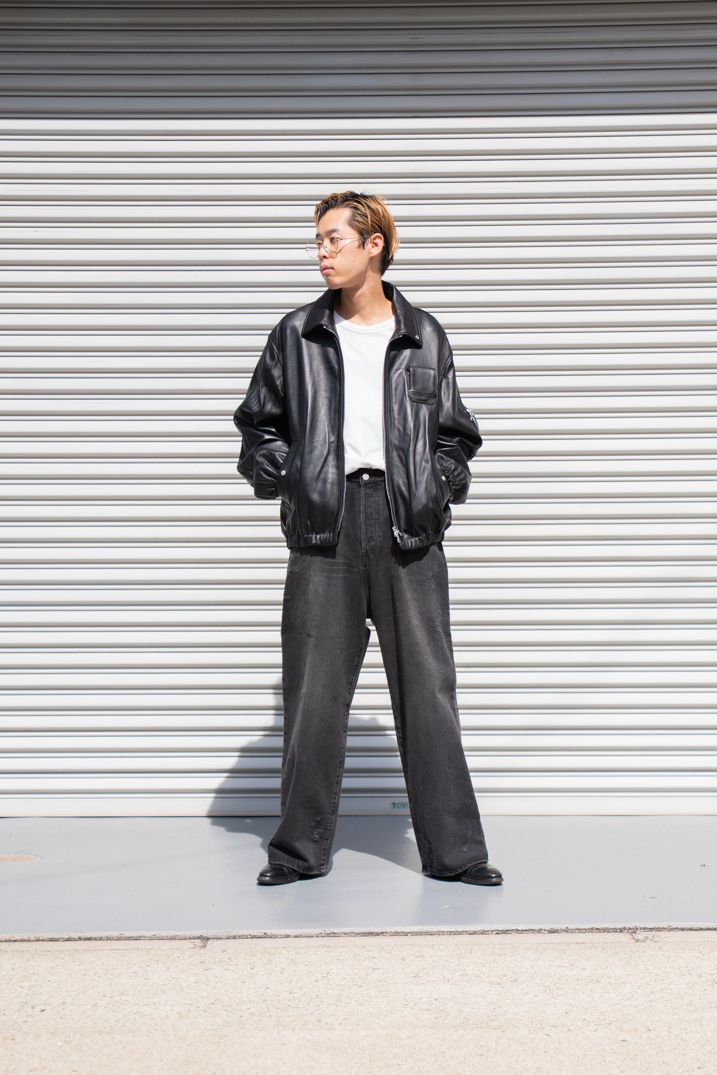 SHEEP LEATHER FLIGHT JACKET(ST.1219)