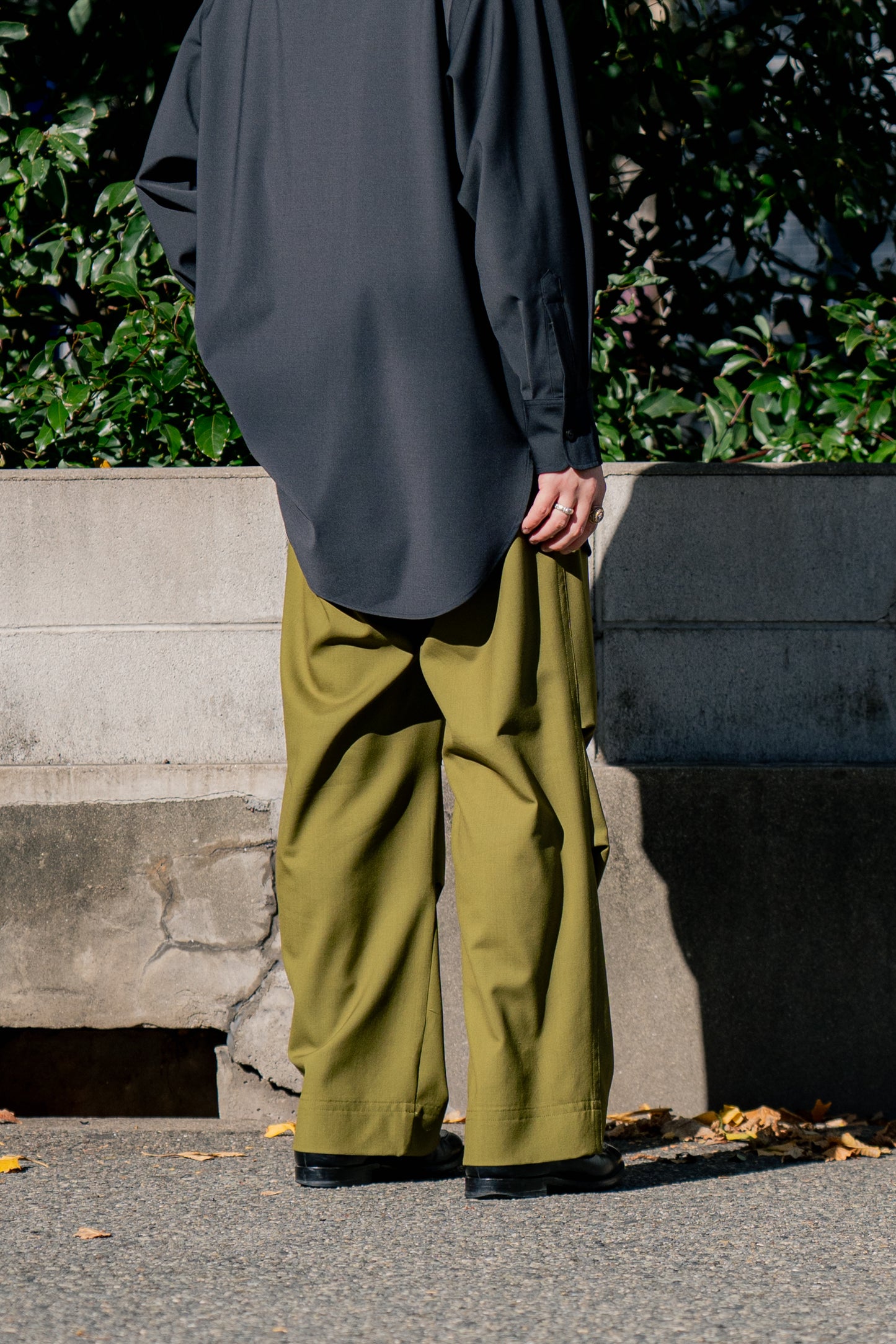 CARGO PANT IN WOOL TROPICAL