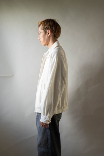 Washed Wool Silk Sports Jacket
