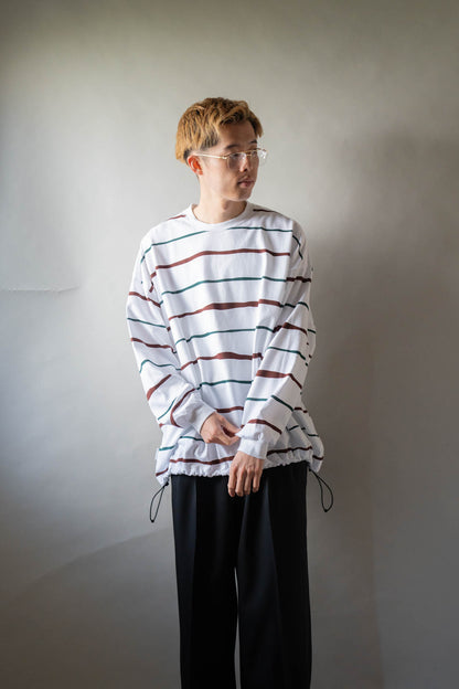 SUPER BIG STRIPE LS TEE