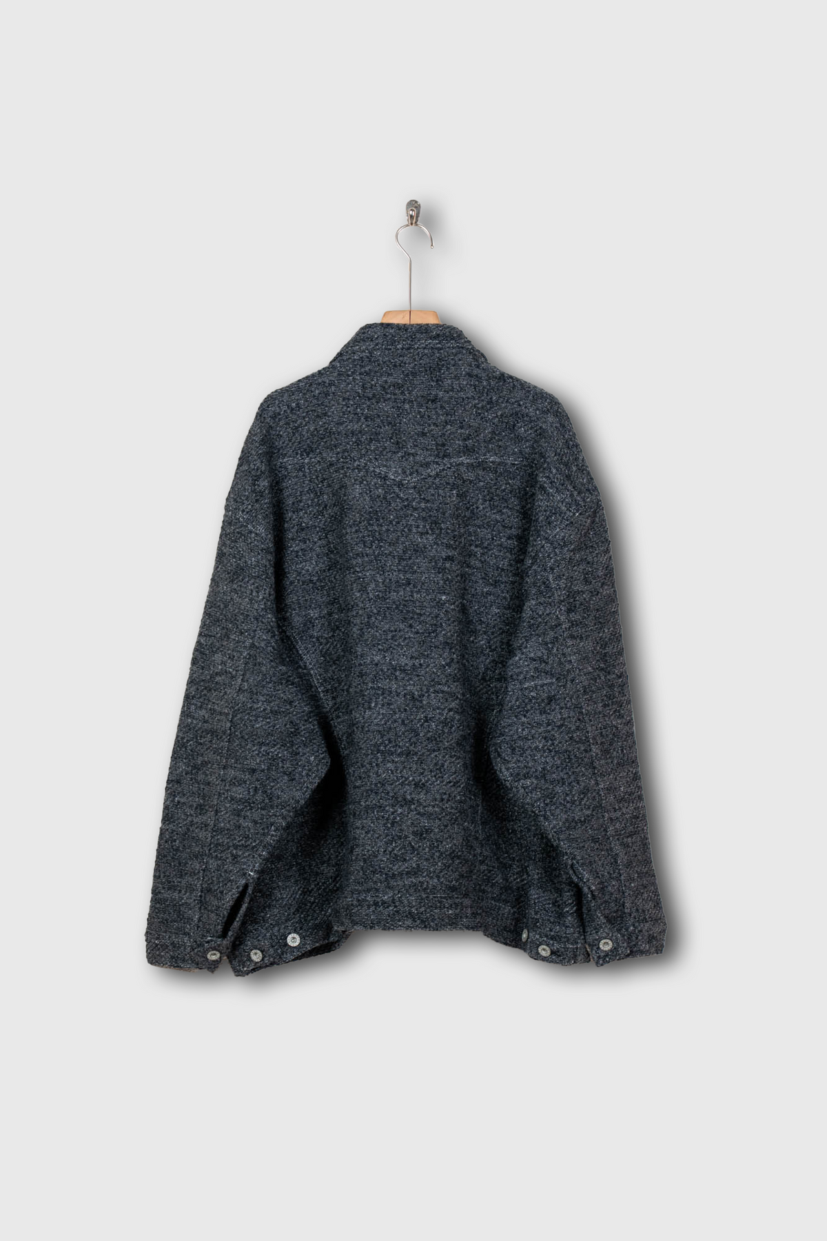 Hand Stitched Rigid Denim Knit Jacket