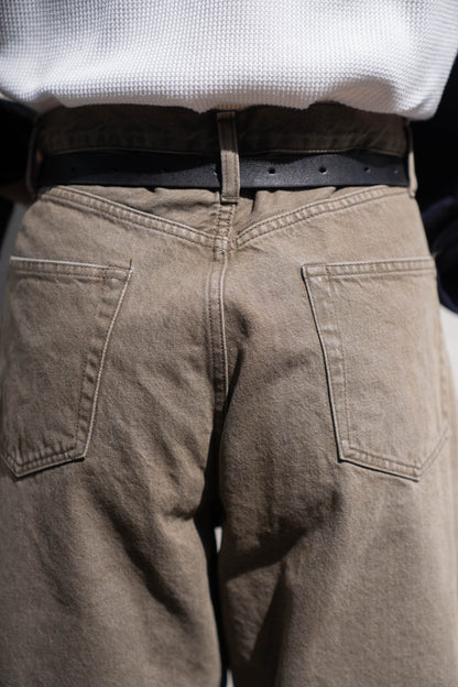 DEFORMATION WIDE COLOR DENIM PANTS(ST.1565)
