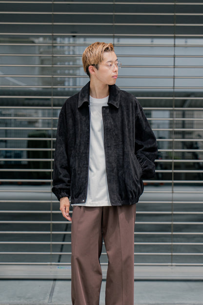 COW SUEDE ZIP SHORT JACKET(ST.1217)