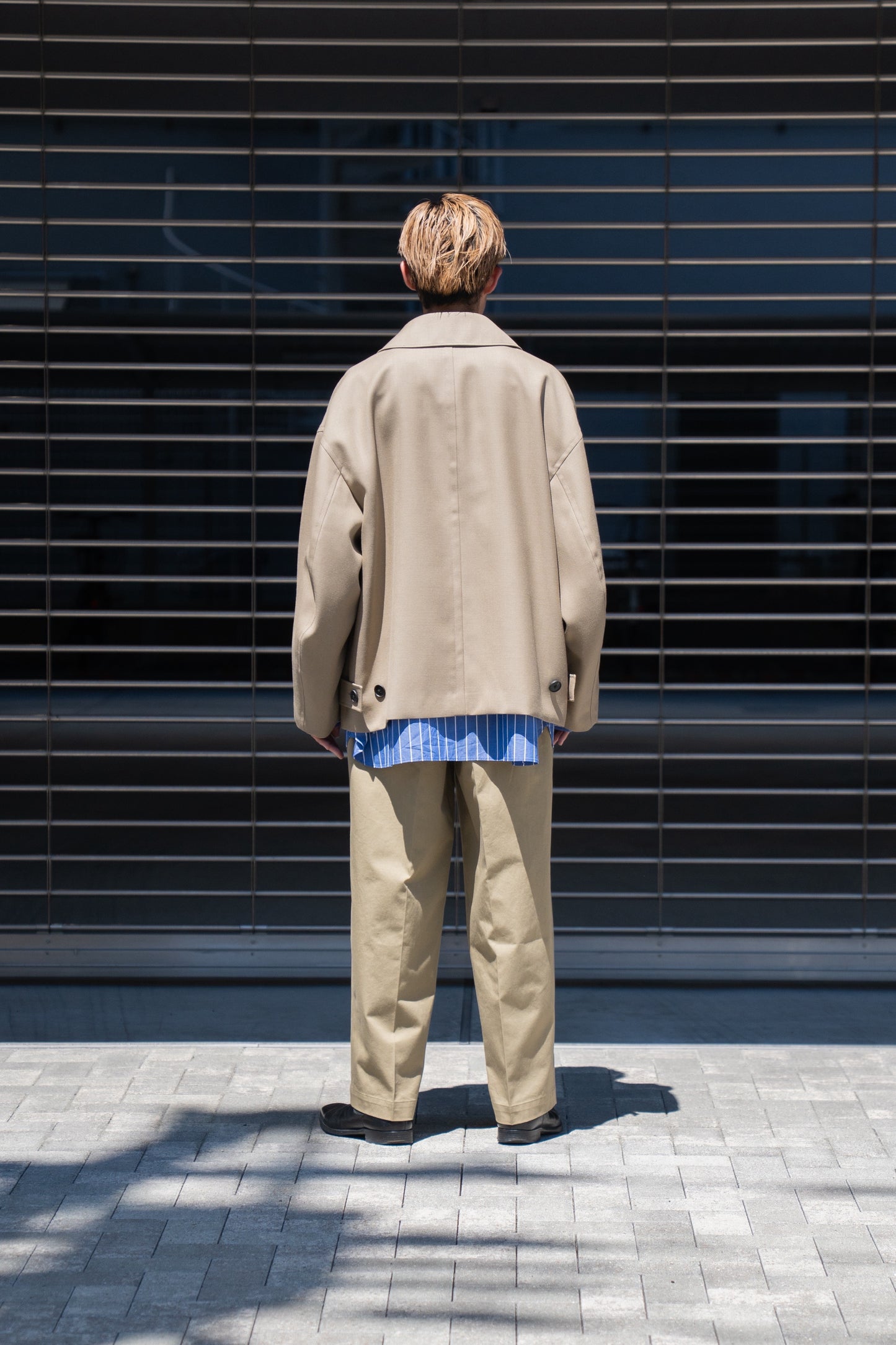 WOOL OVERSIZE SHORT COAT