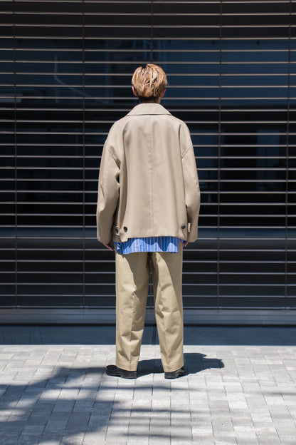 WOOL OVERSIZE SHORT COAT