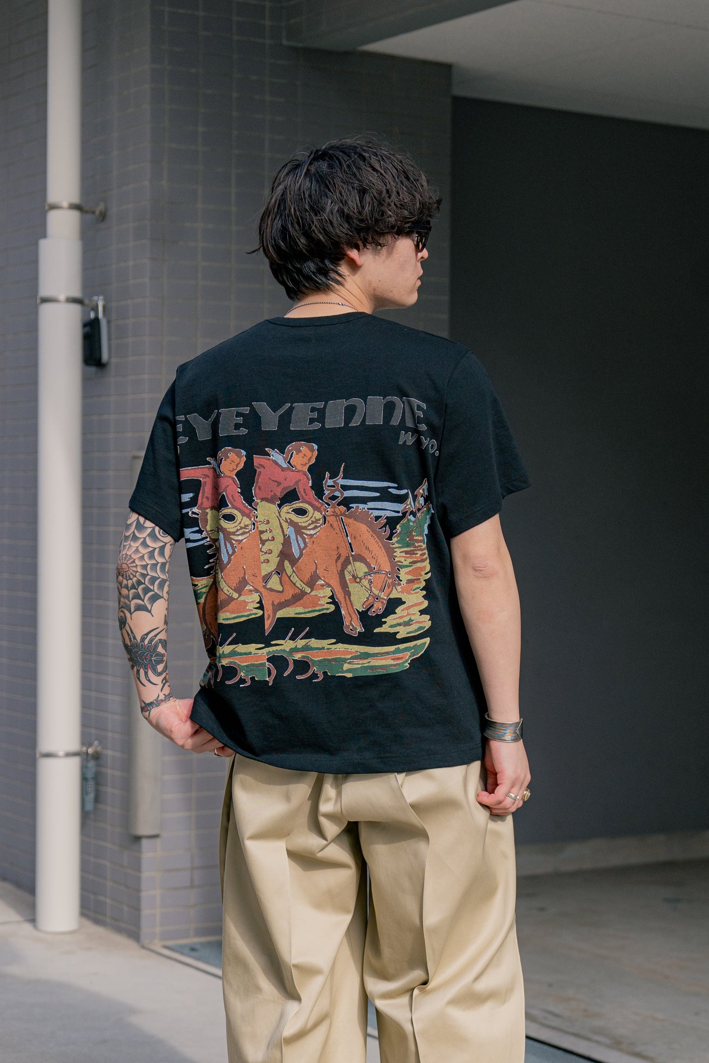 Cowboy-print T-shirt