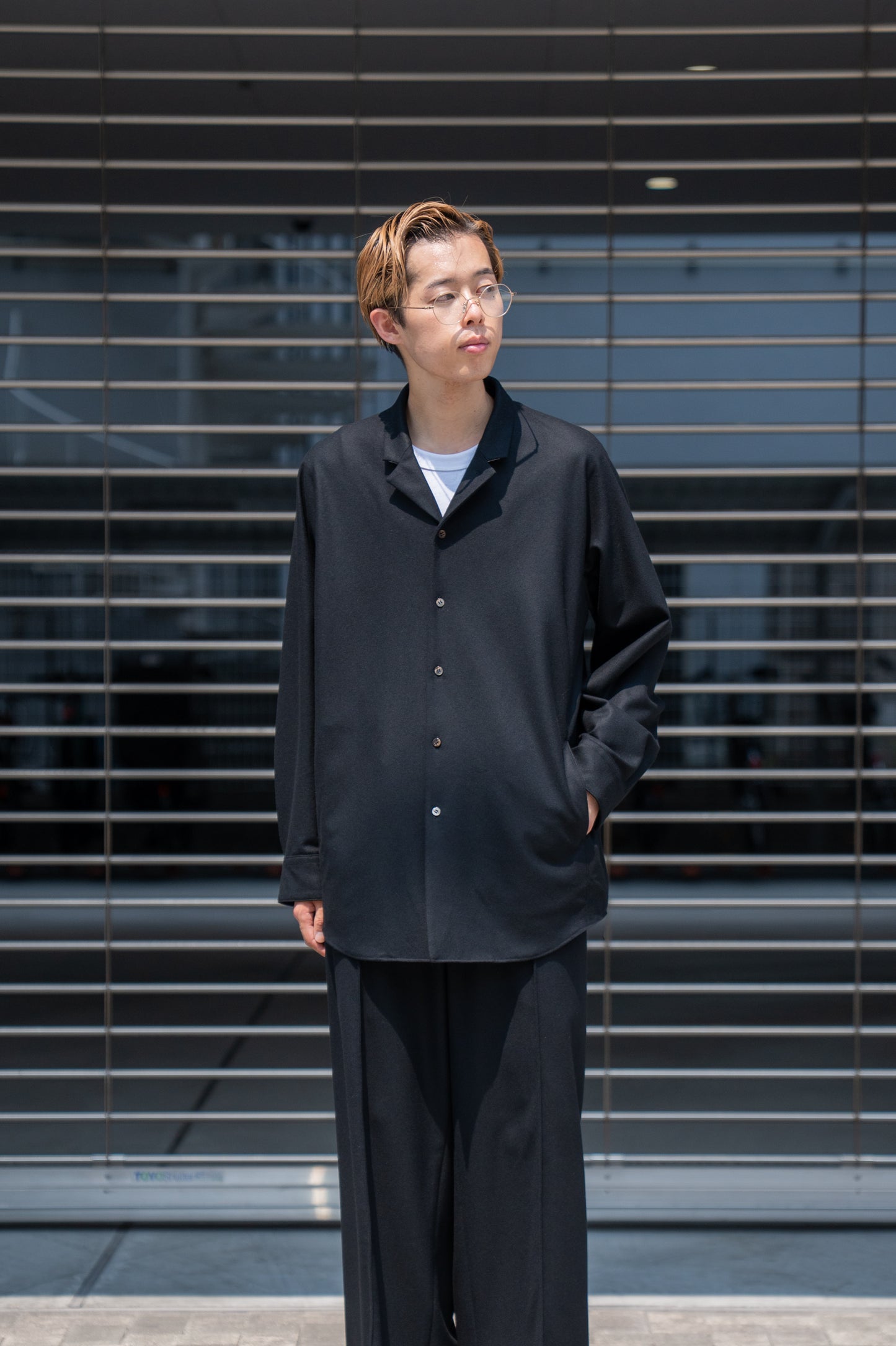 SHIRT JACKET IN WOOL FLANNEL