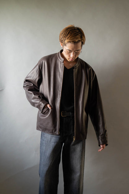 Steer Leather Racer Jacket