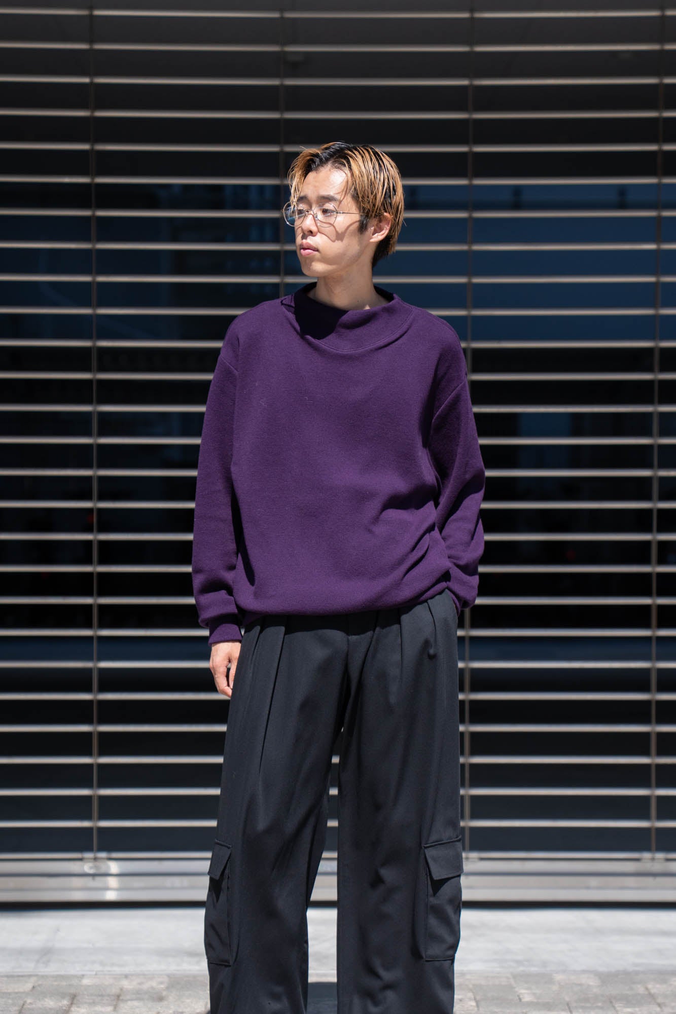 CASHMERE SKIING SWEAT KNITSHIRT