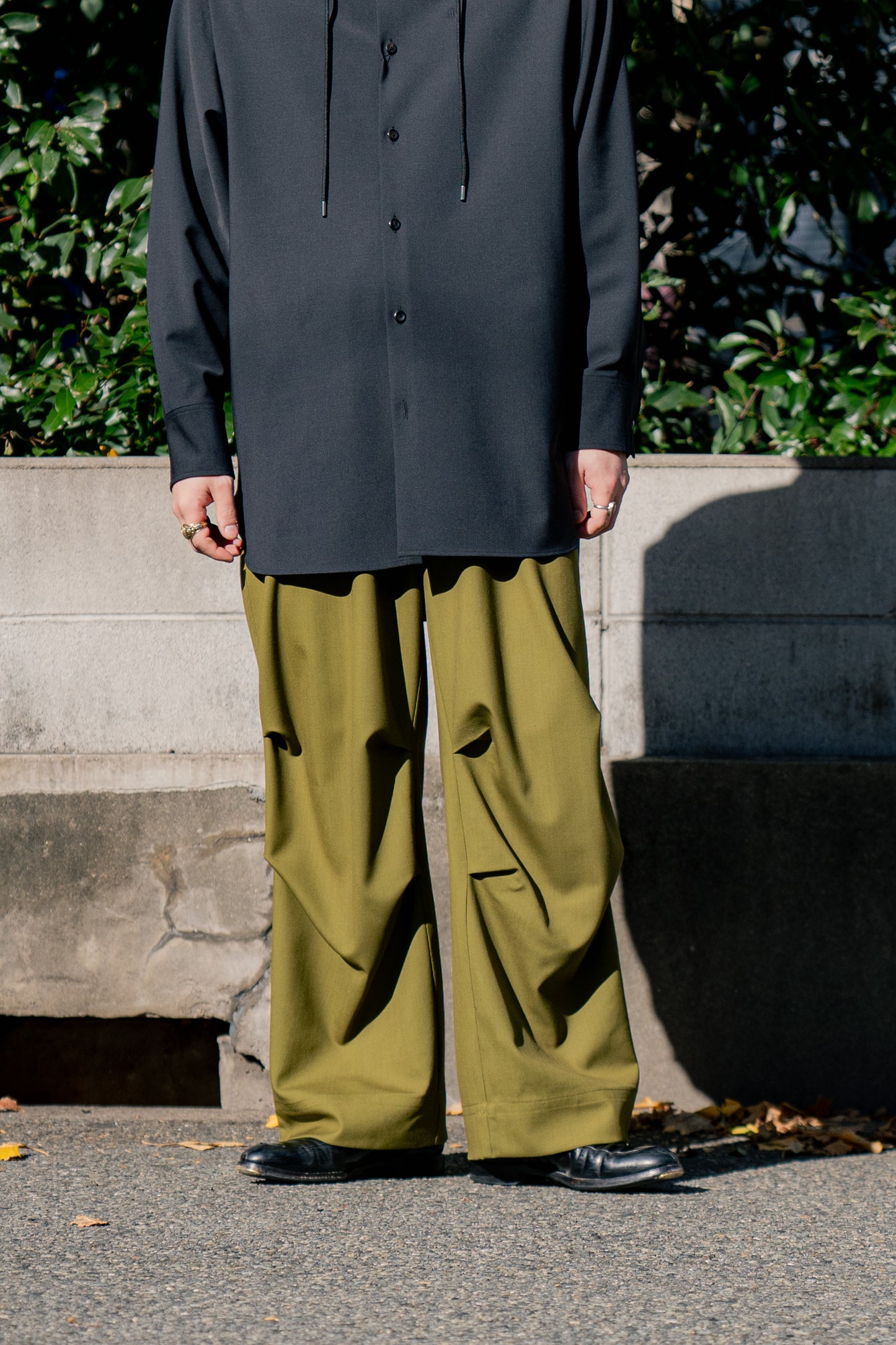 CARGO PANT IN WOOL TROPICAL