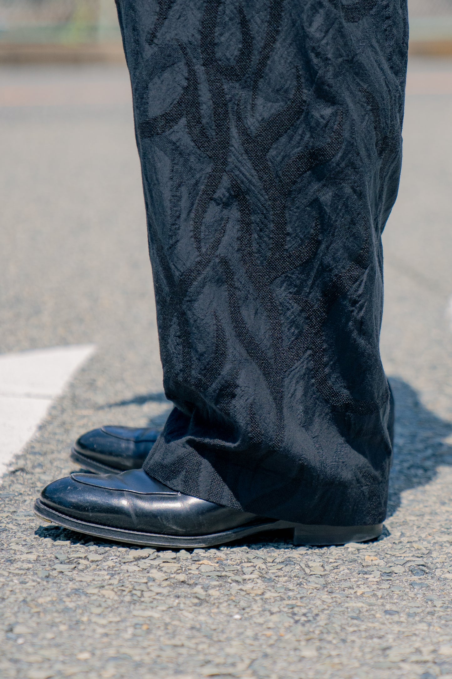 Solid Tribal Camo Side Seamless Slacks