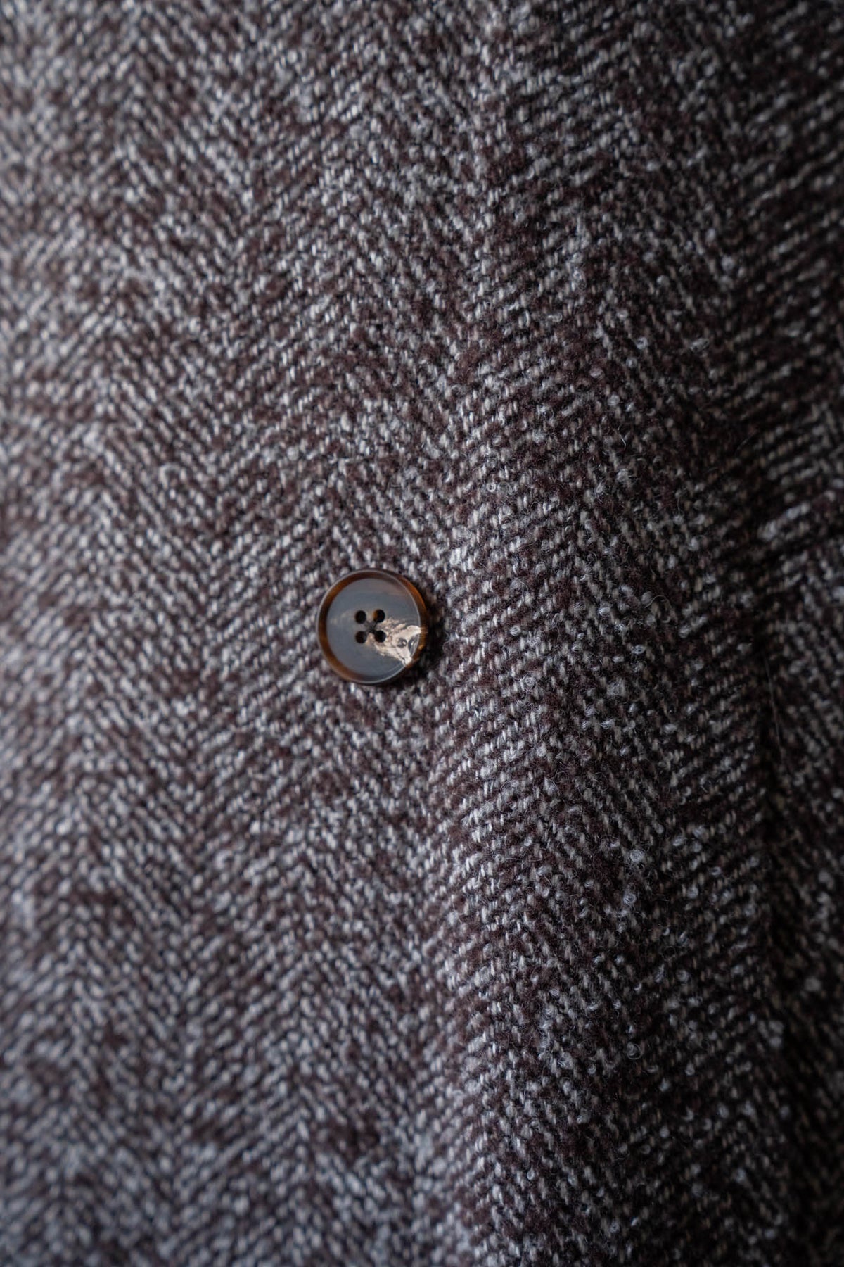 LOOP TWEED DOUBLE-BREASTED COAT