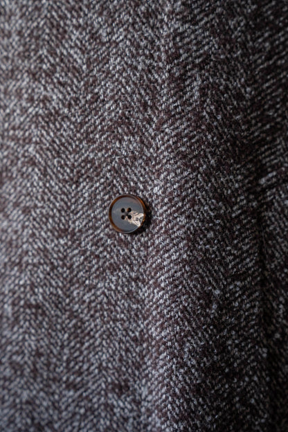 LOOP TWEED DOUBLE-BREASTED COAT