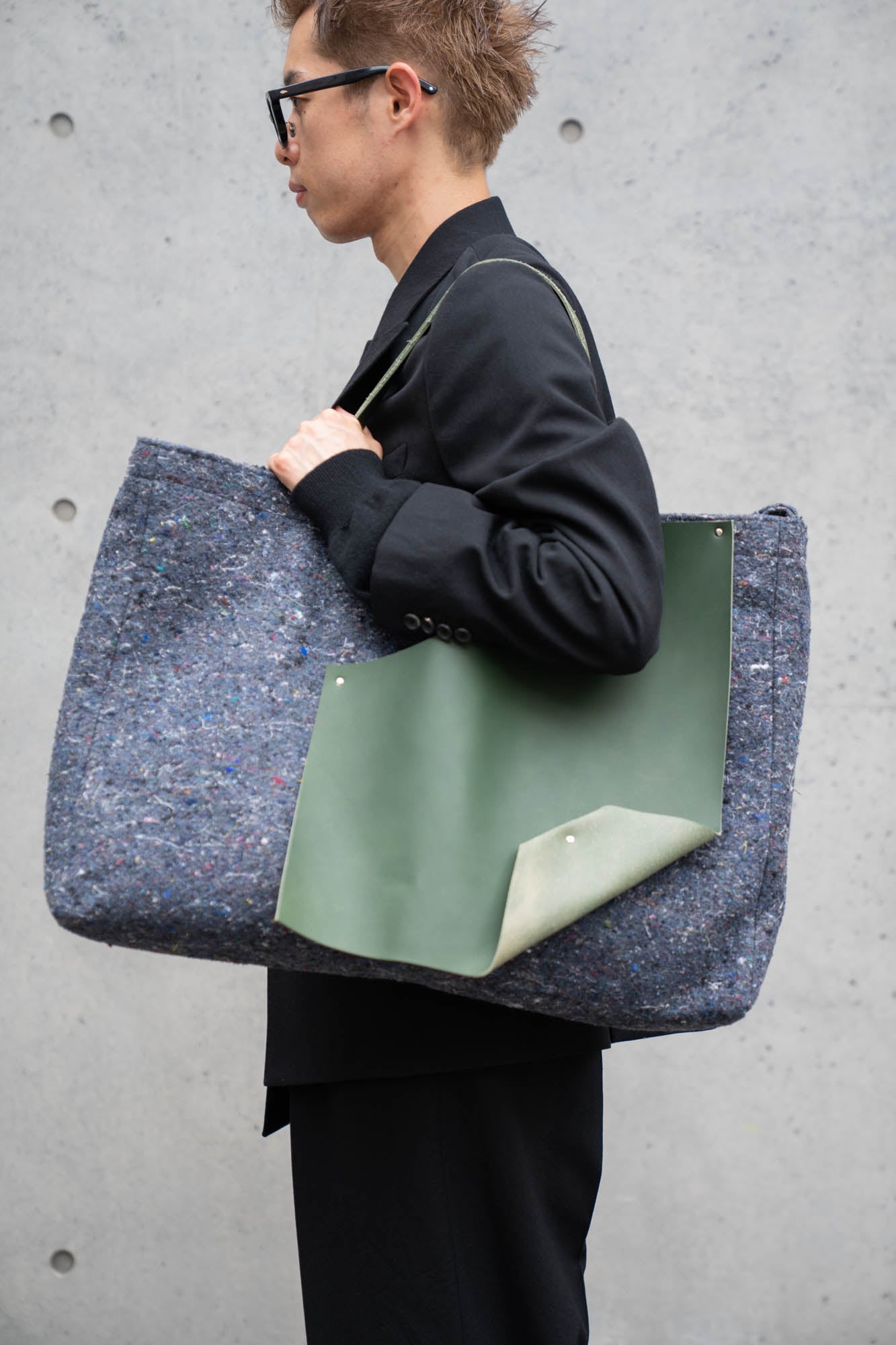 ATELIER BAG -WITH VEGETABLE TANNED LEATHER- for sign