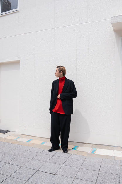 MERINO WOOL HIGH NECK L/S T-SHIRT