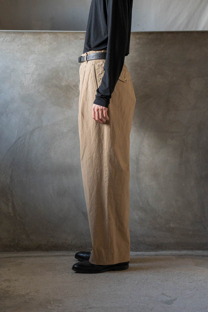 GD INVERTED PLEAT TROUSERS
