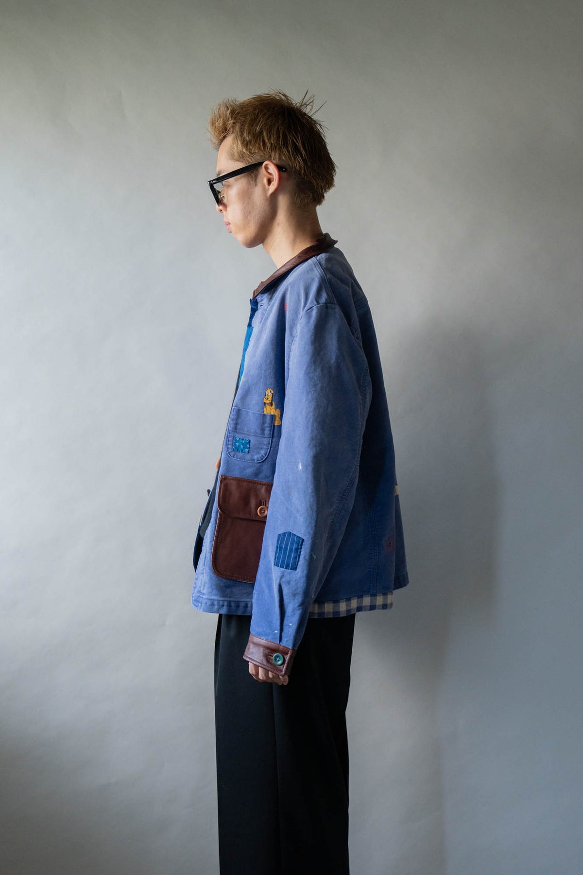 Vintage-finished work jacket