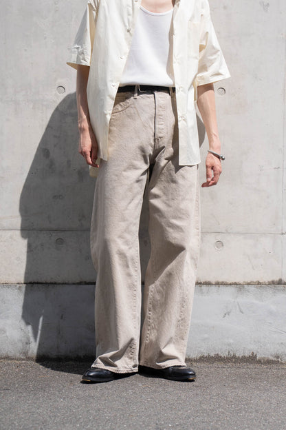 DEFORMATION WIDE COLOR DENIM PANTS(ST.1565)