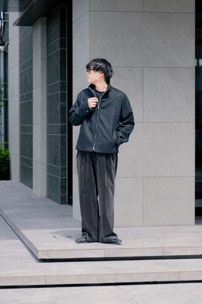 MODIFIED SLEEVE ZIP BLOUSON